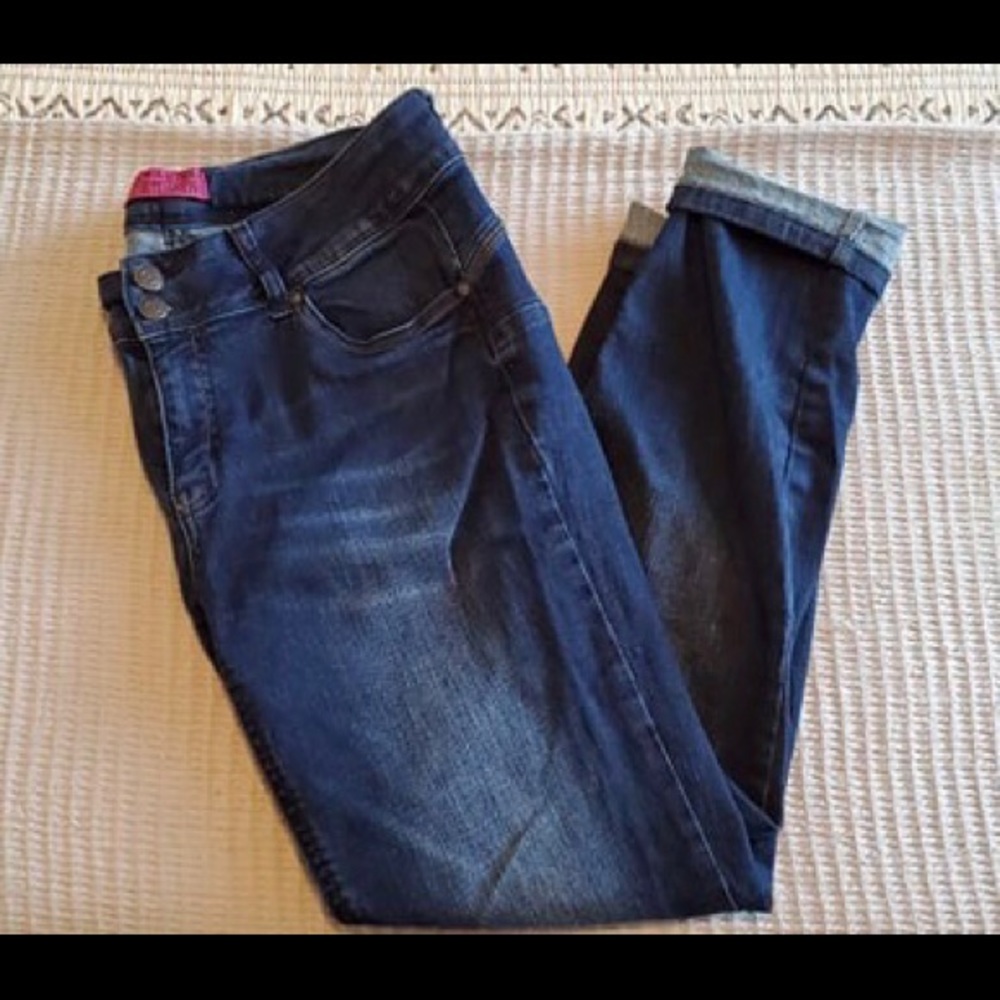 WAX JEAN dark wash skinny jeans